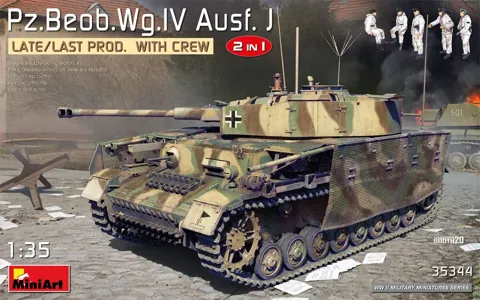 MiniArt 35344 1/35 Pz.Beob.Wg.IV Ausf. J Late/Last Prod. 2 v 1 s osádkou