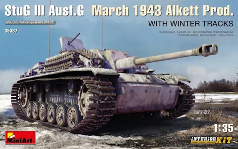 MiniArt 35367 StuG III Ausf. G Alkett Prod. březen 1943 se zimními pásy, Interior Kit (1/35)