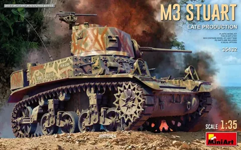 MiniArt 35432 M3 Stuart Light Tank pozdní výroba (1/35)