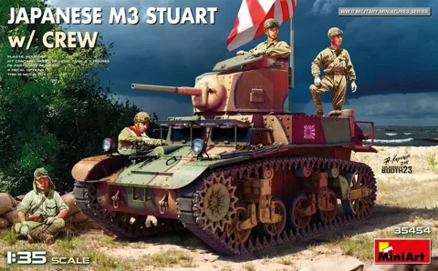 MiniArt 35454 japonský M3 Stuart s posádkou (1/35)