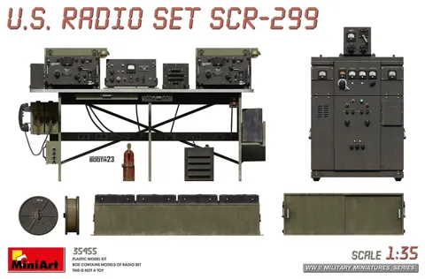 MiniArt 35455 americká radiostanice SCR-299 (1/35)