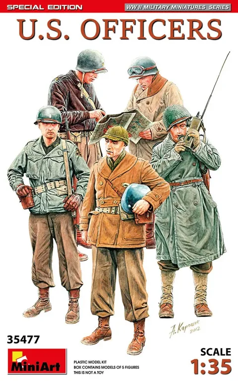 MiniArt 35477 U.S. Officers Special Edition – američtí důstojníci (1/35)