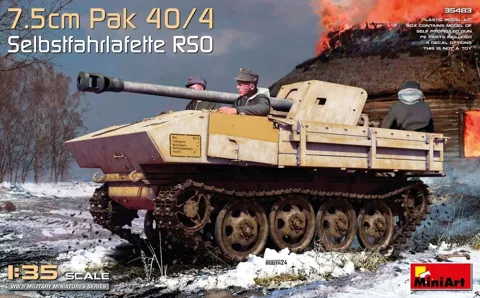 MiniArt 35483 7.5cm Pak 40/4 Selbstfahrlafette RSO (1/35)