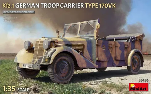 MiniArt 35486 Kfz.1 Type 170VK německý přepravní vůz (1/35)