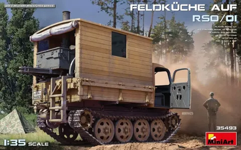 MiniArt 35493 Feldküche auf RSO/01 – polní kuchyně (1/35)