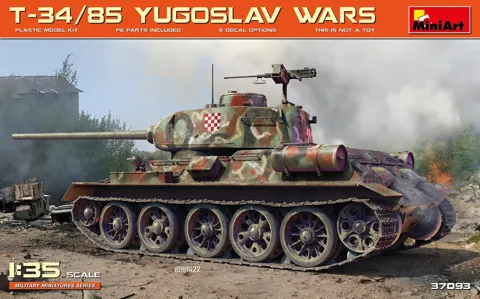 MiniArt 37093 T-34/85 jugoslávské války (1/35)
