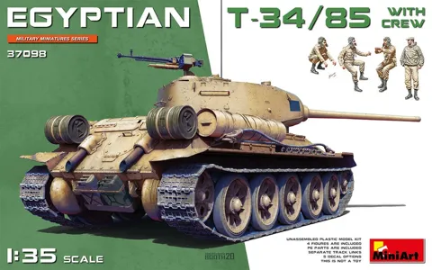 MiniArt 37098 egyptský T-34/85 s osádkou (1/35)