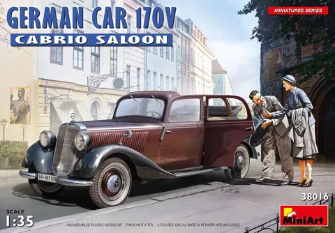 MiniArt 38016 německý automobil 170V Cabrio Saloon (1/35)