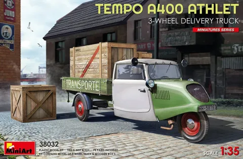 MiniArt 38032 Tempo A400 Athlet tříkolový rozvážkový vůz (1/35)