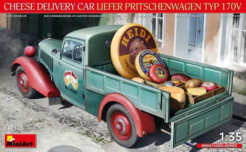 MiniArt 38046 Liefer Pritschenwagen Typ 170V rozvozový vůz na sýry (1/35)