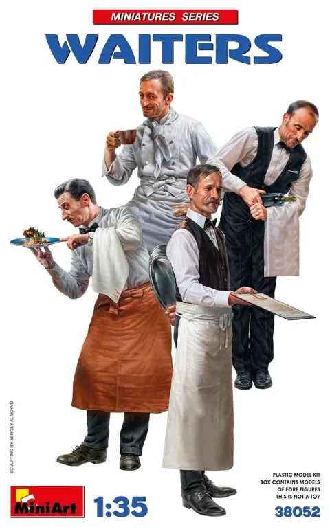 MiniArt 38052 Waiters – číšníci (1/35)