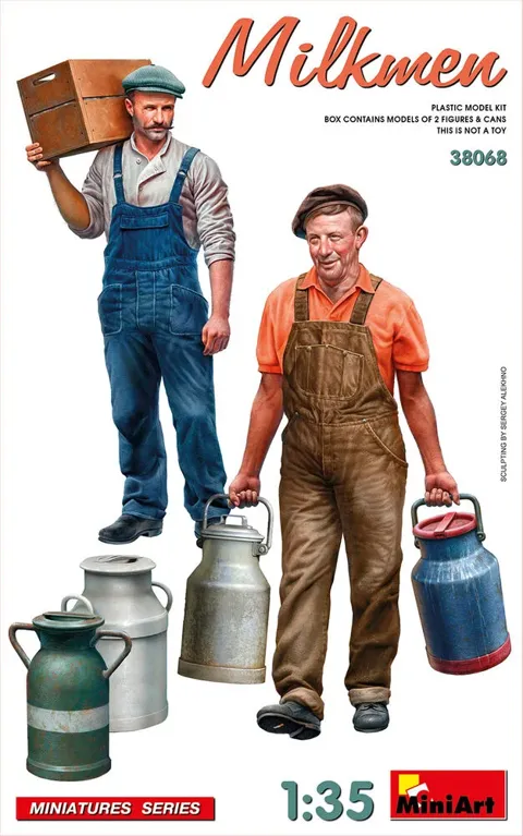 MiniArt 38068 Milkmen 1/35 – figurky mlékařů