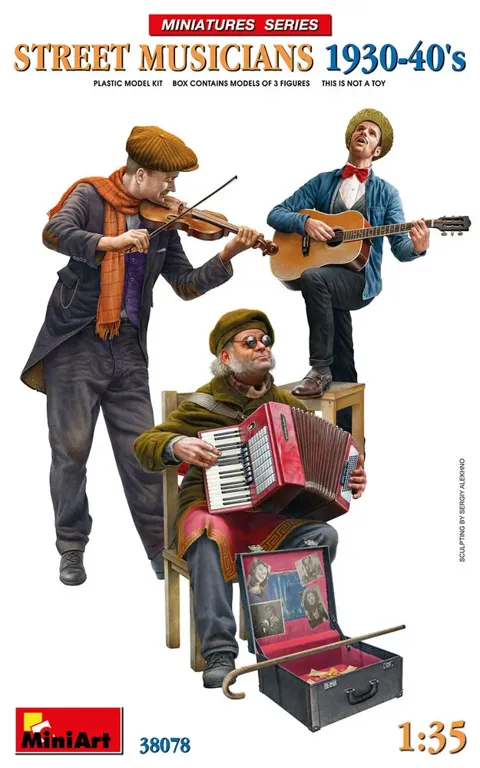 MiniArt 38078 pouliční hudebníci 1930–40 (1/35)