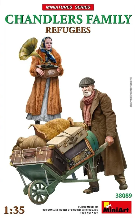 MiniArt 38089 Refugees. Chandlers Family – rodina uprchlíků (1/35)