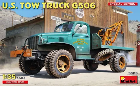 MiniArt 38113 U.S. Tow Truck G506 Special Edition – americký vyprošťovací vůz (1/35)