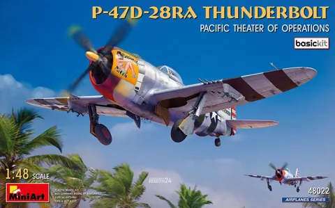 MiniArt 48022 P-47D-28RA Thunderbolt Pacific Theater of Operations Basic Kit (1/48)