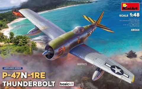 MiniArt 48064 P-47N-1RE Thunderbolt Basic Kit (1/48)