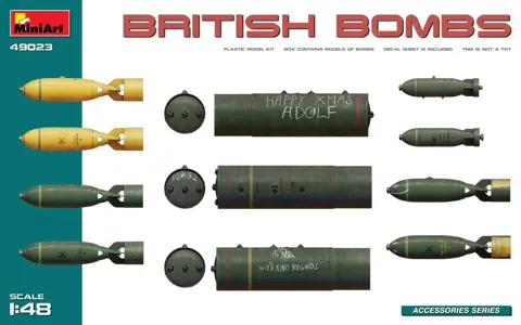 MiniArt 49023 britské letecké pumy (1/48)