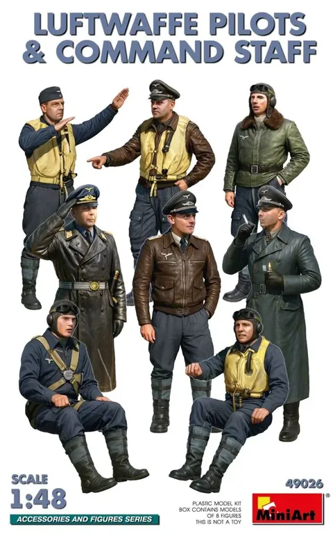 MiniArt 49026 1/35 piloti a štábní personál Luftwaffe