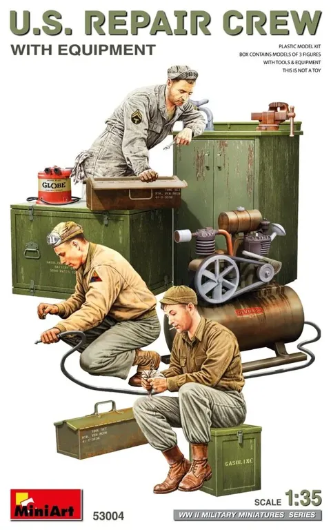 MiniArt 1/35 americká opravárenská četa s vybavením