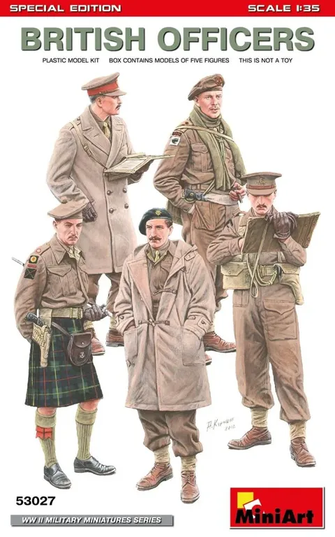 MiniArt 1/35 britští důstojníci, speciální edice