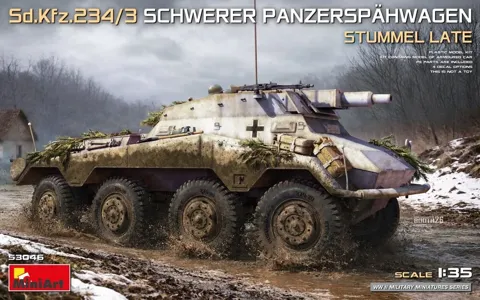 MiniArt 53046 Sd.Kfz.234/3 Schwerer Panzerspähwagen Stummel Late (1/35)