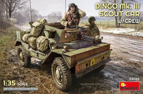 MiniArt 53088 Dingo Mk. III Scout Car s posádkou (1/35)