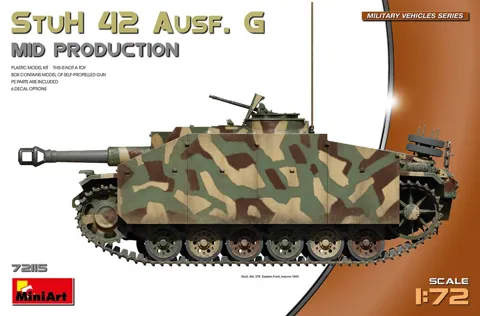 MiniArt 72115 StuH 42 Ausf. G Mid Prod (1/72)