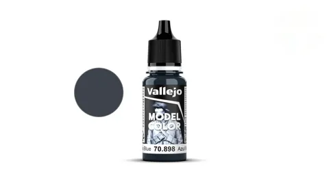 Lahvička akrylové barvy Vallejo Model Color 70898 tmavá námořní modrá matná 18 ml