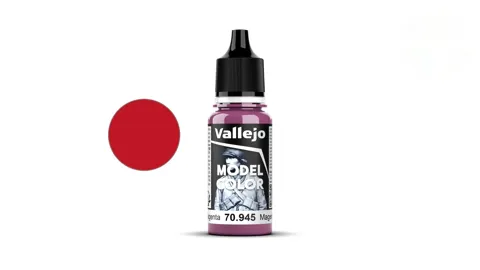 Lahvička akrylové barvy Vallejo Model Color 70945 Magenta matná 18 ml