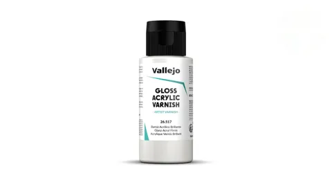 Lahvička lesklého laku Vallejo Varnish 26517 Gloss Varnish 60 ml