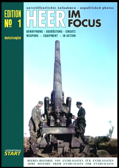 Obálka publikace Heer im Focus No. 1, edice 2023, Luftfahrtverlag-Start