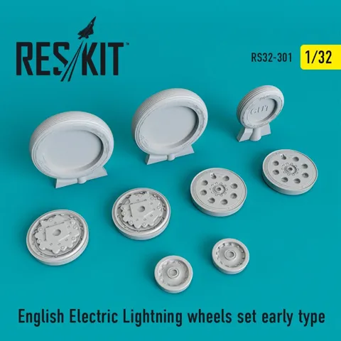 Sada kol Reskit RS32-0301 pro EE Lightning raný typ v měřítku 1/32