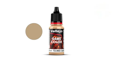 Lahvička akrylové barvy Vallejo Game Color 72003 světlá pleťová Pale Flesh 18 ml