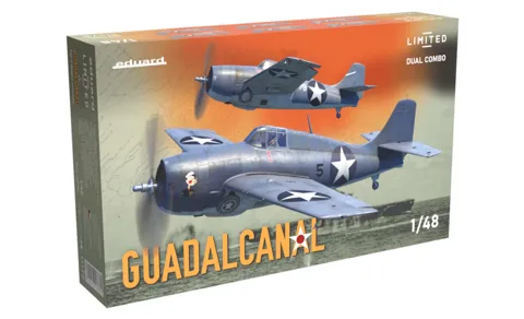Krabice stavebnice Eduard 11170 Guadalcanal DUAL COMBO 1/48 s letouny F4F-4 Wildcat