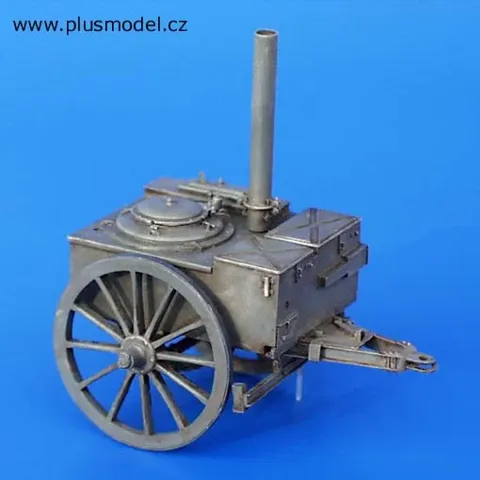 Resinová stavebnice Plus Model 120 německá polní kuchyně v měřítku 1/35