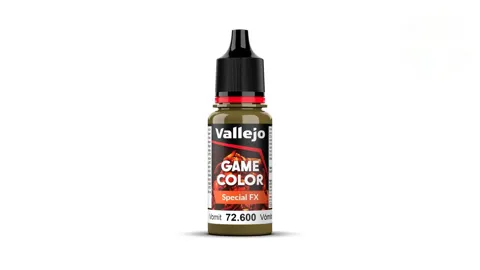 Lahvička efektové barvy Vallejo Game Color 72600 Special FX zvratky (Vomit) 18 ml