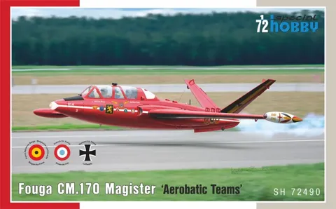Krabice stavebnice Special Hobby SH72490 Fouga CM.170 Magister Aerobatic Teams v měřítku 1/72