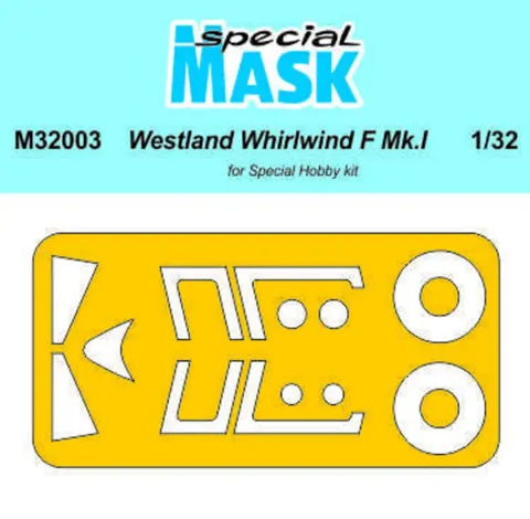 Maskovací sada Special Hobby M32003 pro Westland Whirlwind Mk.I v měřítku 1/32