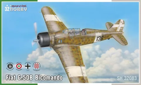 Krabice stavebnice Special Hobby SH32083 Fiat G.50B Bicomando v měřítku 1/32