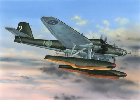 Stavebnice Special Hobby SH48146 Heinkel He 115 v měřítku 1/48, hydroplán z 2. světové války