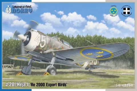 Krabice stavebnice Special Hobby SH48208 J-20/Héja I Re 2000 Export Birds v měřítku 1/48