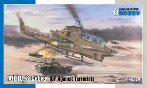 Krabice stavebnice Special Hobby SH48224 AH-1Q/S Cobra IDF Against Terrorists v měřítku 1/48