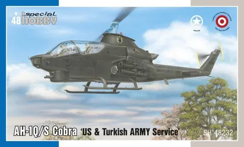 Krabice stavebnice Special Hobby SH48232 AH-1Q/S Cobra v měřítku 1/48