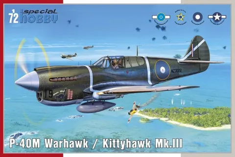 Krabice stavebnice Special Hobby SH72382 P-40M Warhawk v měřítku 1/72