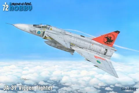 Krabice stavebnice Special Hobby SH72384 JA-37 Viggen v měřítku 1/72