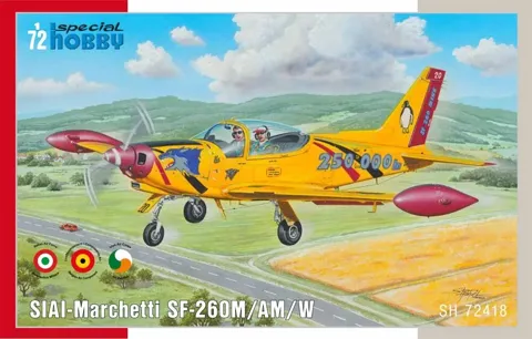 Krabice stavebnice Special Hobby SH72418 SIAI-Marchetti SF-260M/AM/W v měřítku 1/72