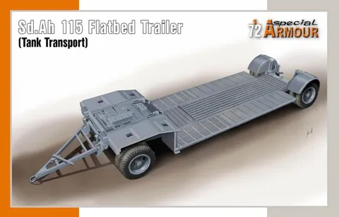 Krabice stavebnice Special Hobby SA72022 Sd.Ah 115 přívěs pro přepravu tanků v měřítku 1/72