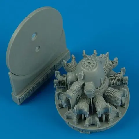 Resinový motor Quickboost QB48298 pro model F6F-3 Hellcat v měřítku 1/48
