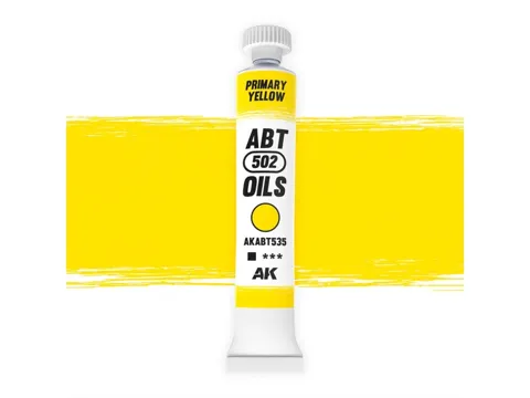 Tuba olejové barvy AK Interactive Oil Paints AKABT535 primární žlutá 20 ml